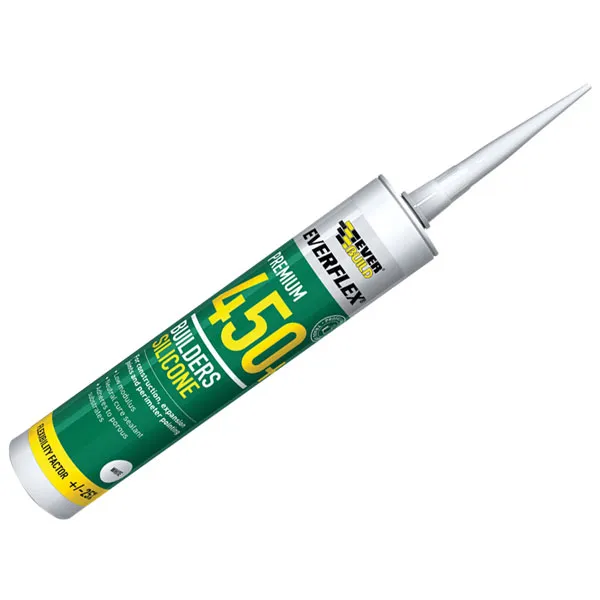 Everbuild Builders Silicone Sealant Clear 310ml
