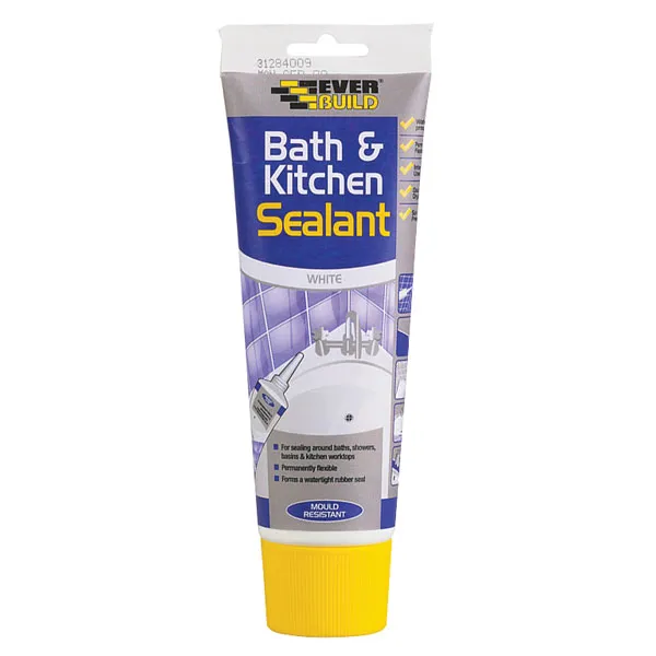 Everbuild Bath & Kitchen Seal White Easi Squeeze 200Ml White