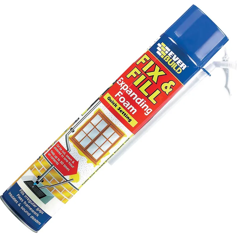Everbuild - Fix & Fill Expanding Foam Filler 750ml EVBEVFF7