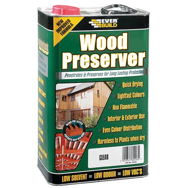 LJDO05 Wood Preserver Dark Oak 5 litre EVBLJDO05 - Everbuild