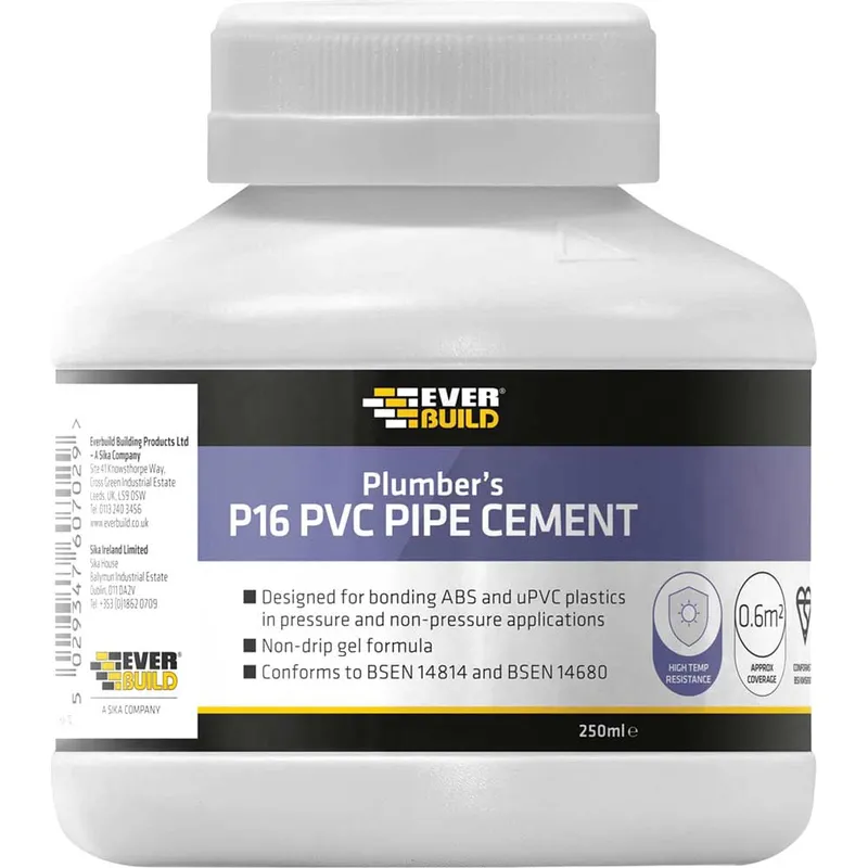 Everbuild P16 Plumbers Pvc Pipe Cement