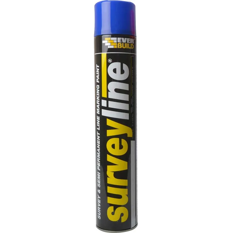Everbuild - surveyblue Survey Line Marker Spray Blue 700ml evbsurveybl