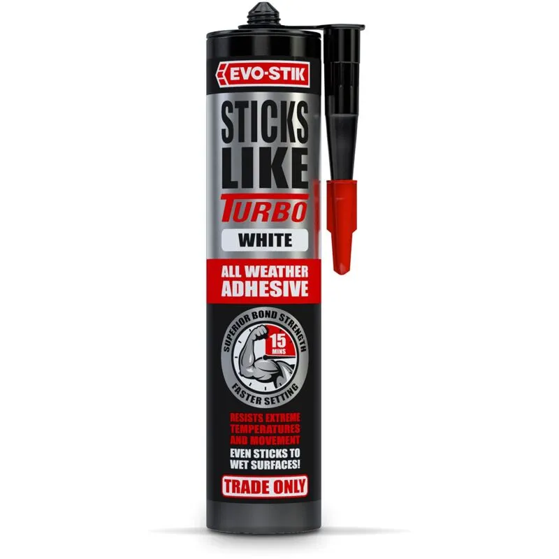 Evostik Evo-Stik Sticks Like All Weather Adhesive White 290ml