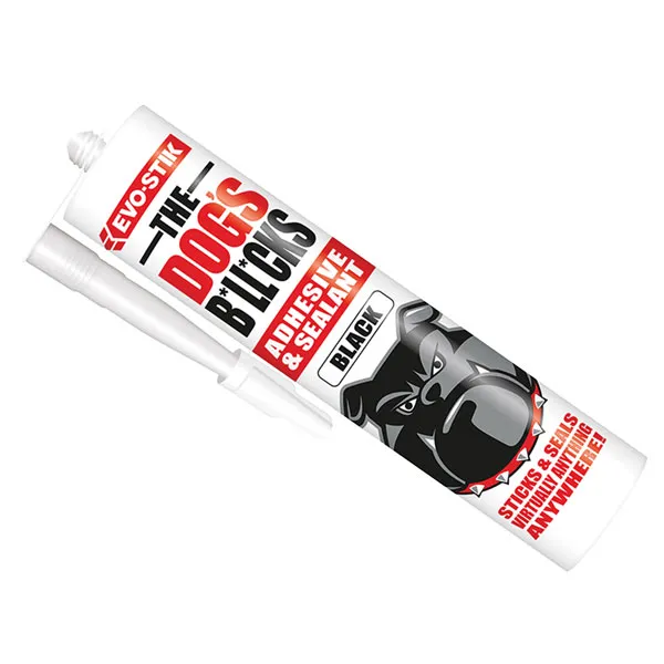 Evo-Stik Multipurpose Adhesive & Sealant Black 290Ml Black