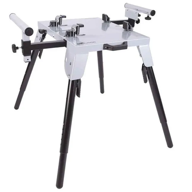 Evolution - Universal Chop Saw Stand With Telescopic Arms And Folding Legs