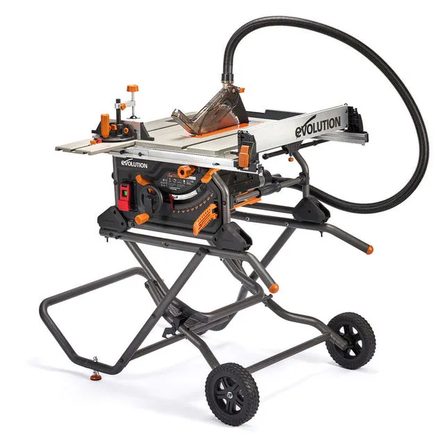 Evolution R255TBLX+ 255mm Plus Model Jobsite Table Saw (230V)