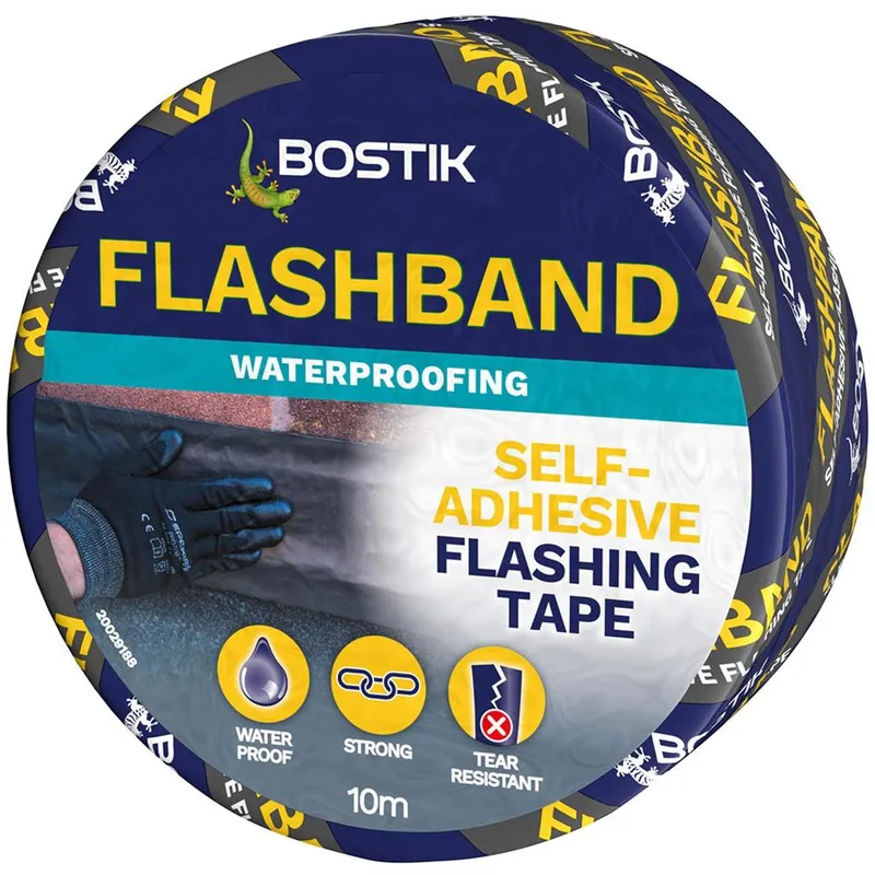 Evostik Evo-stik Flashband Roll Grey 150mm 10m