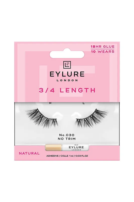 Debenhams Women's 3/4 Length Natural No 030 Lashes in Black Black female