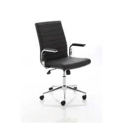 Ezra Executive Black Leather Chair - EX000188