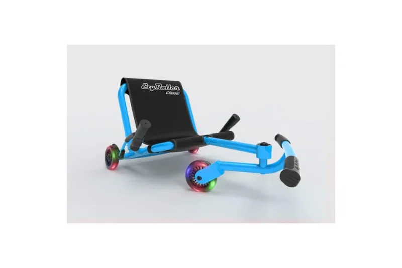 Ezy Roller Classic Ride-On Kart with LED Wheels - Blue Blue