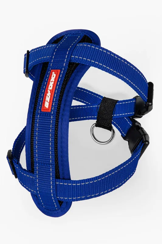 EzyDog Chest Plate Dog Harness (Small), Blue OS
