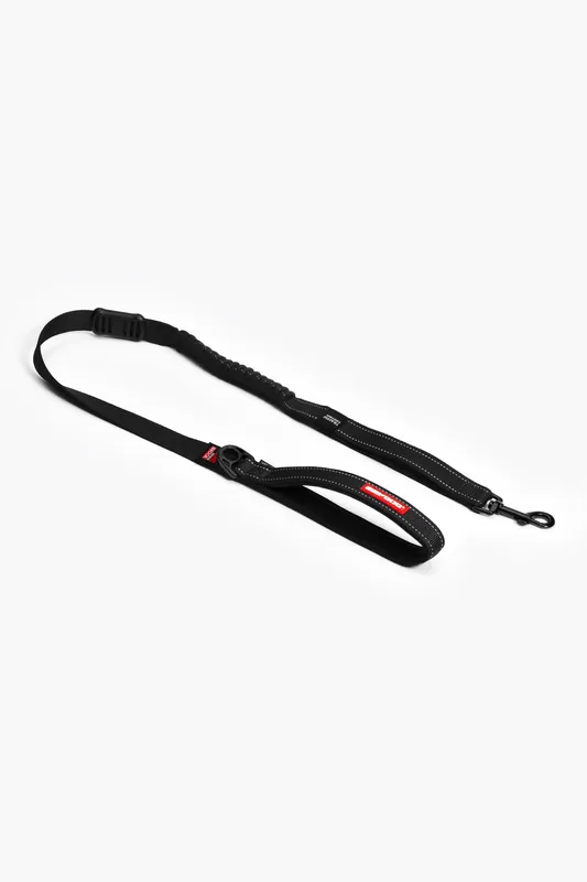 EzyDog Zero Shock Dog Lead (48"), Black 48"