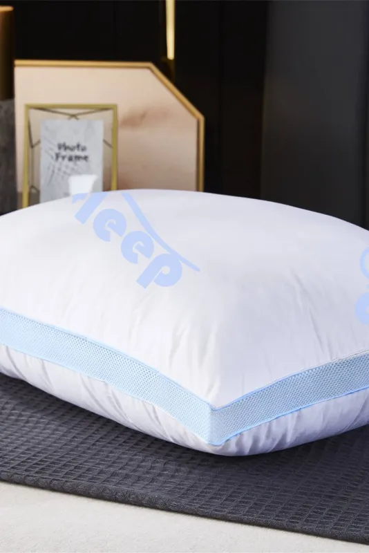 Ezysleep Medium Support Air Flow Memory Foam Pillow in White - White