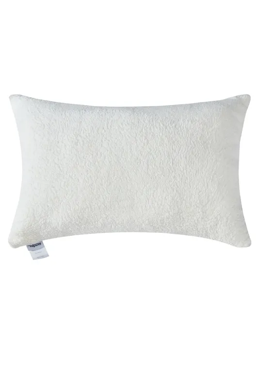 Ezysleep Unisex Winter Warm Reversible Bounce Pillow in White White female