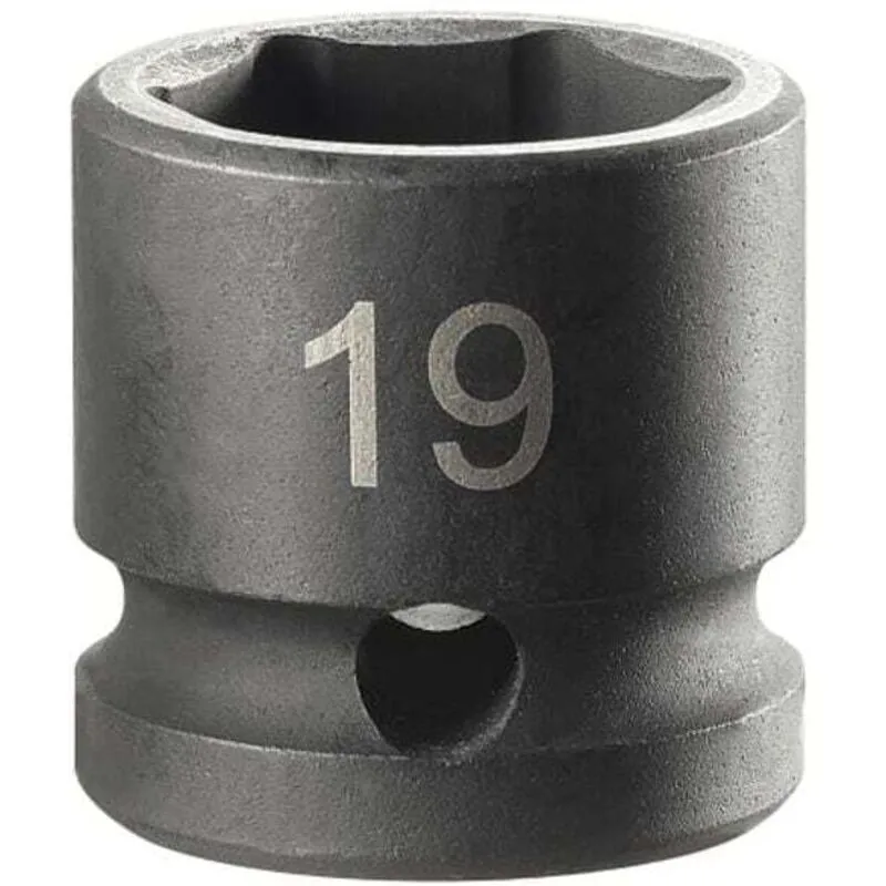 Facom Nss.19A 6-Point Stubby Impact Socket 1/2in Drive 19mm