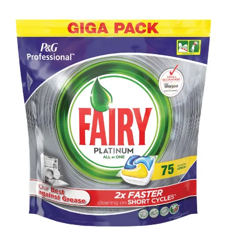 Fairy Platinum All In One Dishwashing Tabs - 75 pcs