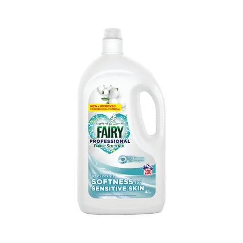Fairy Professional Sensitive Fabric Softener Liquid 4L (Pack 2)