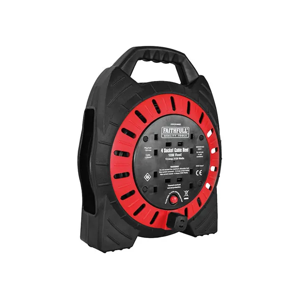 Faithfull Power Plus FPPCR20MSE Semi-Enclosed Cable Reel 240V 13A ...