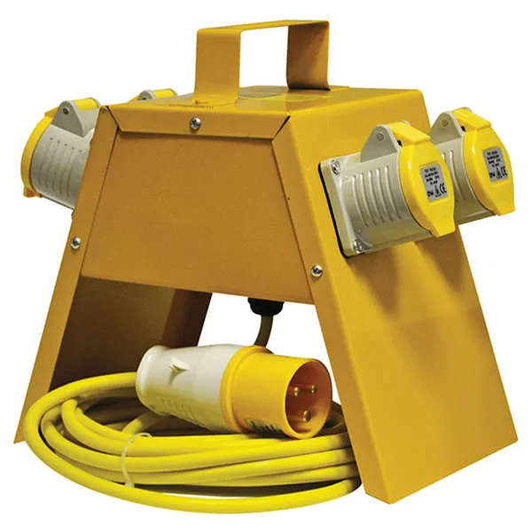 Faithfull Power Plus FPPTLDB4L Distribution Box 4-Way 110V