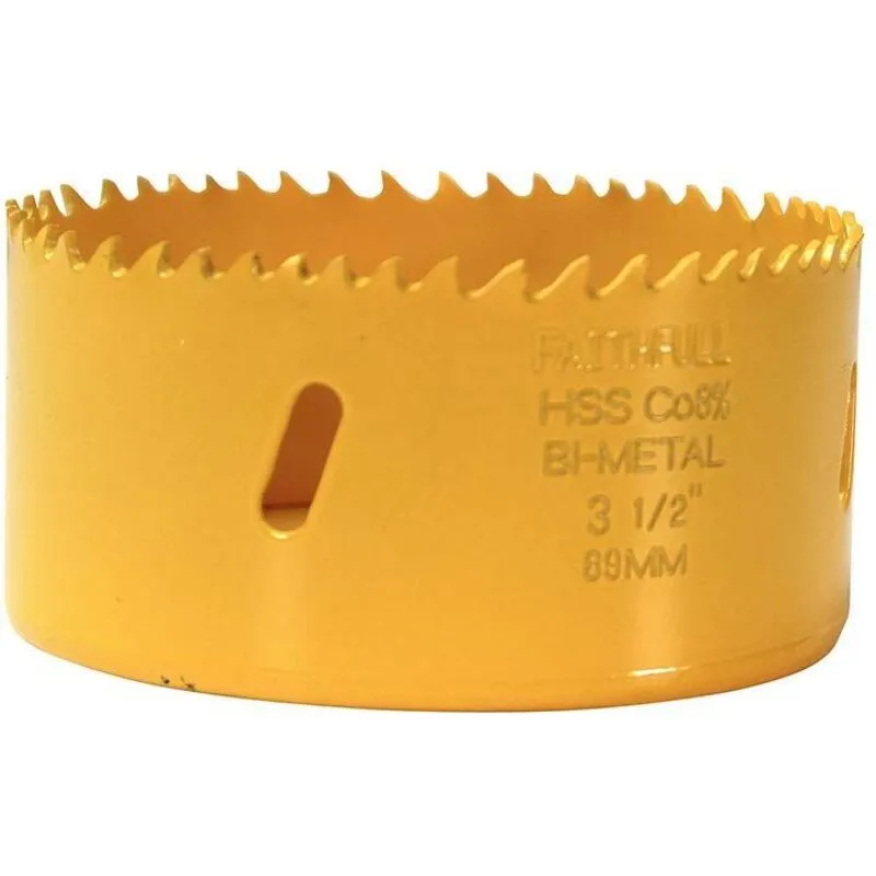 Faithfull FAIHSVP89 Bi-Metal Cobalt Holesaw 89mm