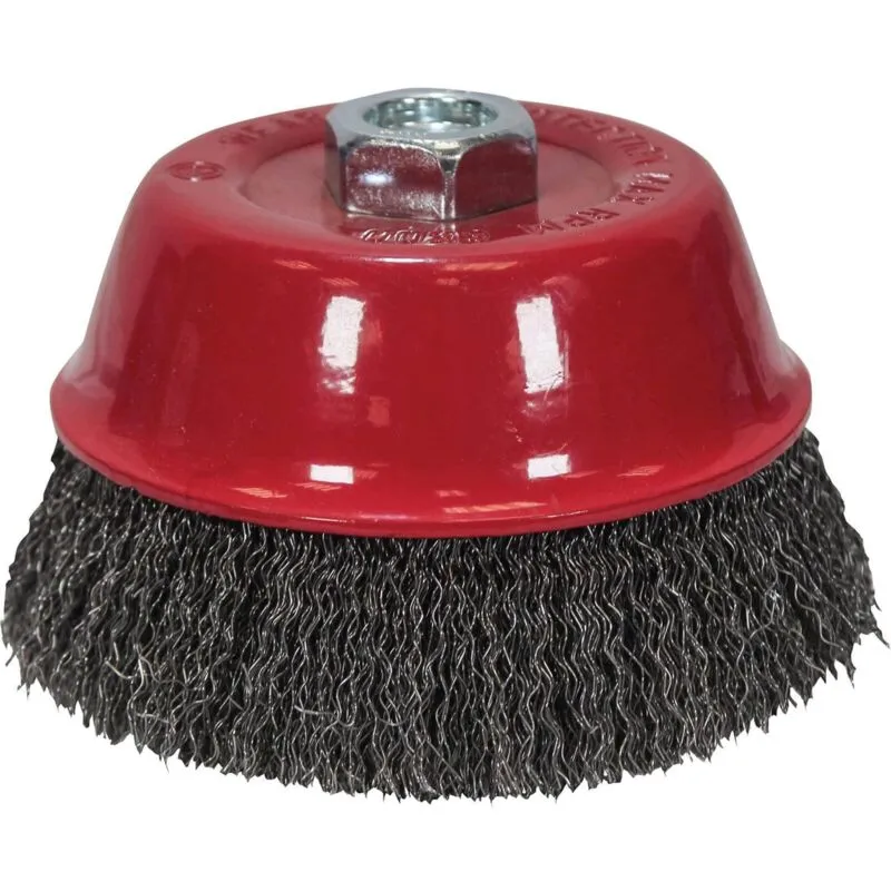 Faithfull - 0110014130 Wire Cup Brush 100mm M14x2, 0.30mm Steel Wire FAIWBC100