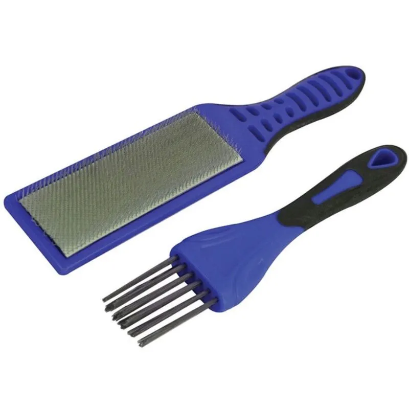 Faithfull 1647 2 Piece File Card Brush Kit