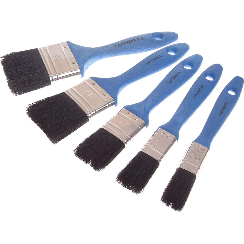 Faithfull - Utility Paint Brush Set of 5 19 25 38 50 & 75mm