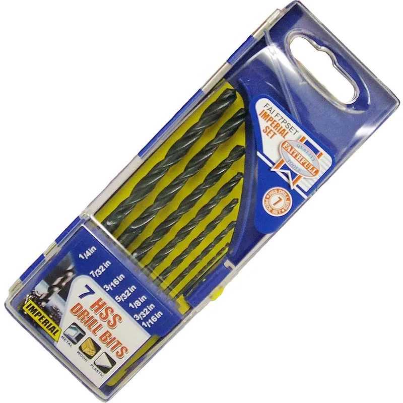 Faithfull 7 Piece Hss Drill Bit Set