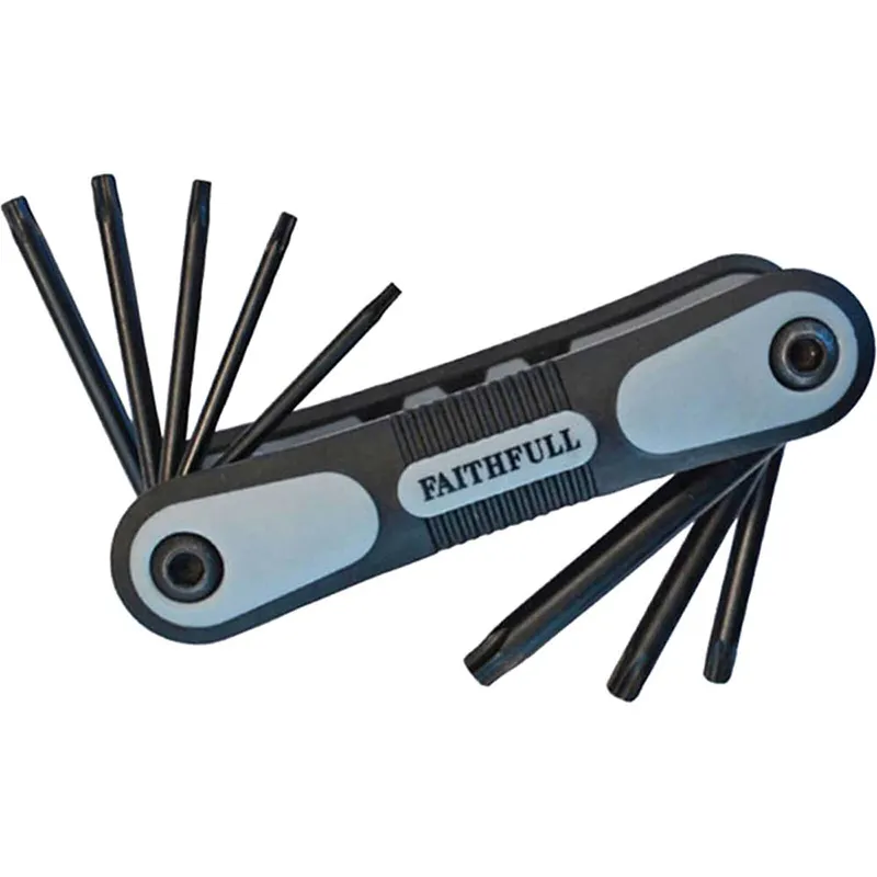 Faithfull - Folding Star Key Set of 8 (TX9-TX40) FAITKSF8