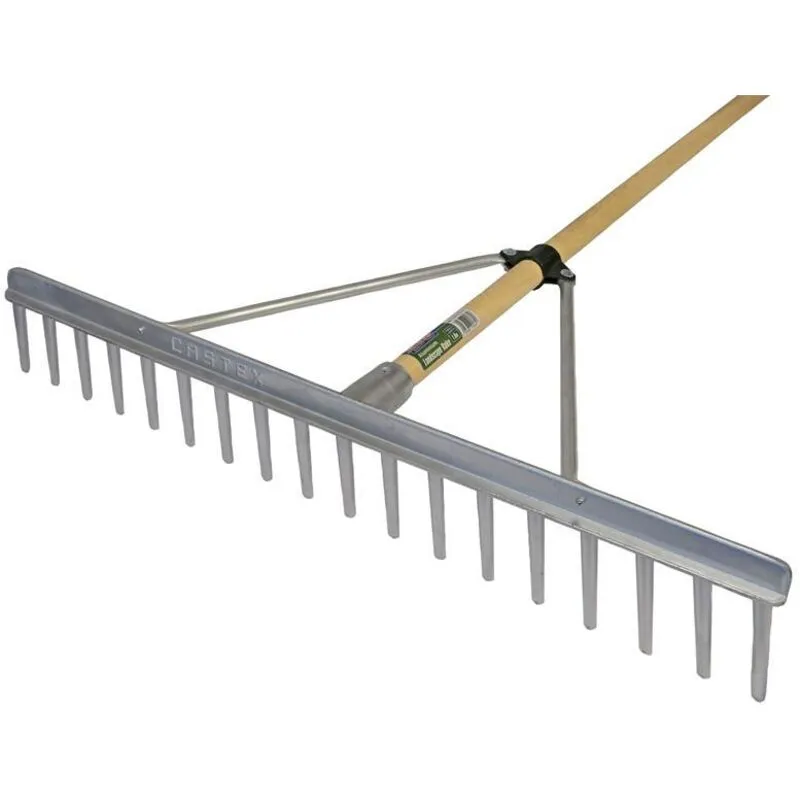 Faithfull - Aluminium Landscape Rake Wooden Handle fsc 100% faialrfsc