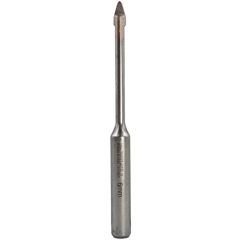 Faithfull Carbide Hard Tile and Glass Drill Bit 6mm