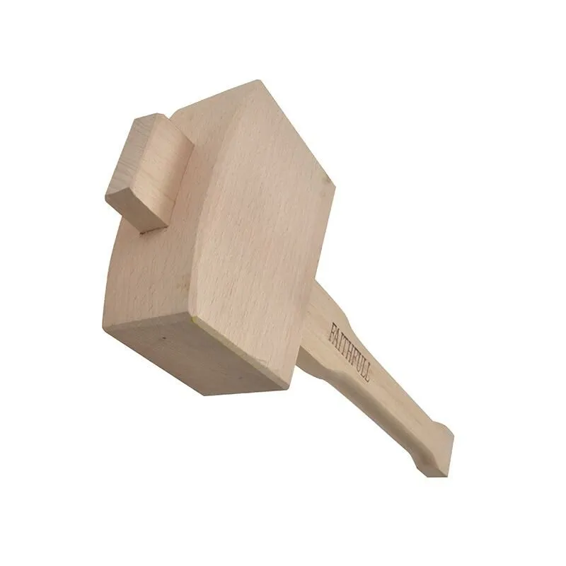 Faithfull Wooden Carpenters Mallet 130mm