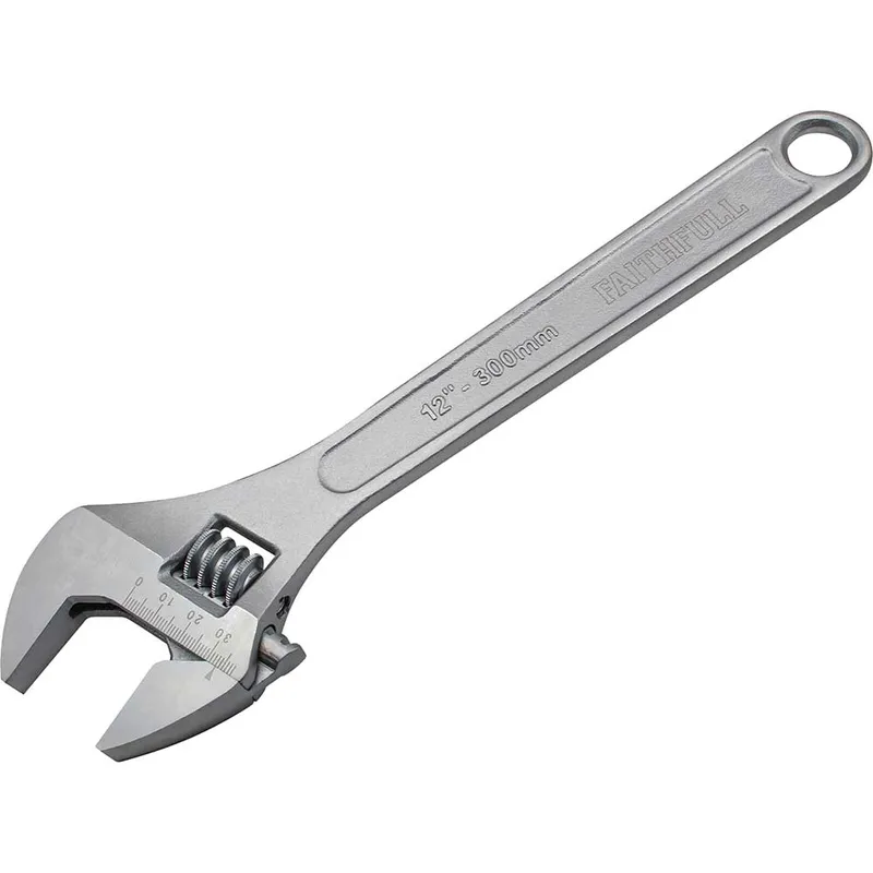Faithfull Chrome Adjustable Spanner 300mm