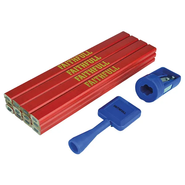 Faithfull Medium Carpenters Pencil Kit