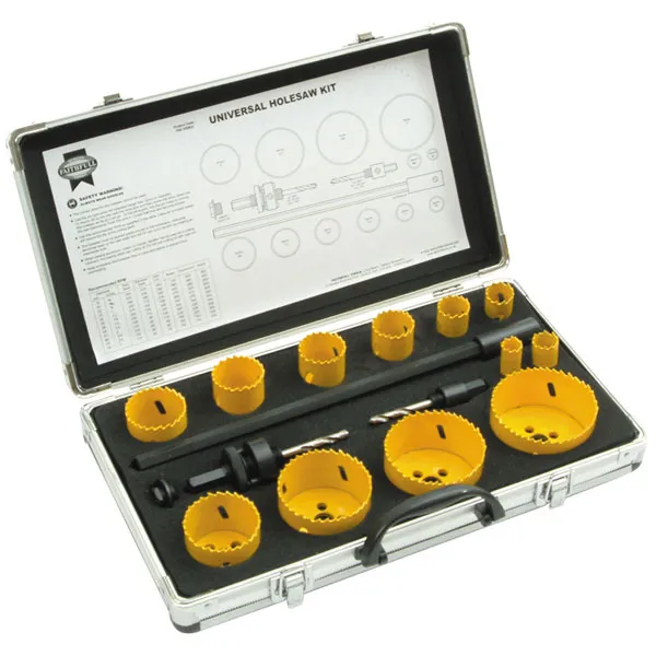 Faithfull 16 Piece Universal Hole Saw Kit
