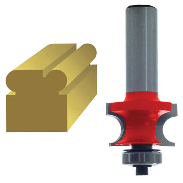 Faithfull Corner bead 3.2mm Radius Router Cutter 22mm 3.2mm 1/4"