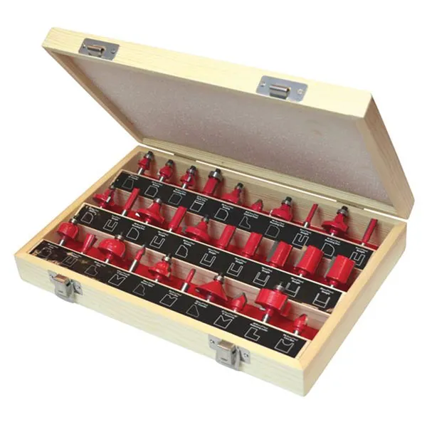 Faithfull 30 Piece 1/4" Router Bit Set