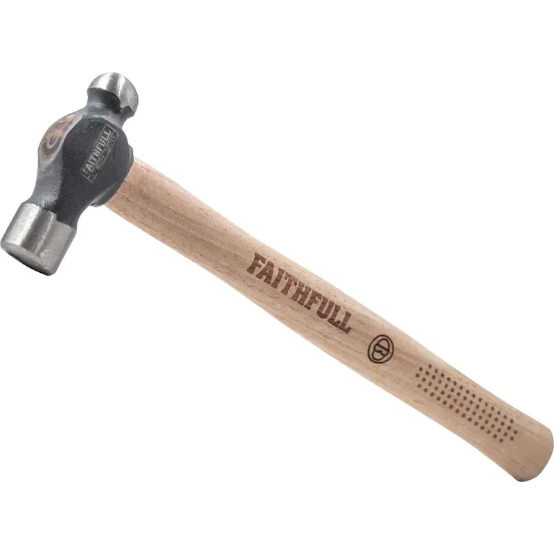 Faithfull Fsc Hickory Ball Pein Hammer 225g