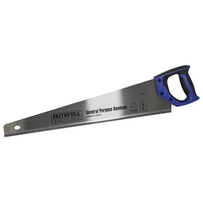 Faithfull FAISAWG22 General-Purpose Hardpoint Handsaw 550mm (22in)...