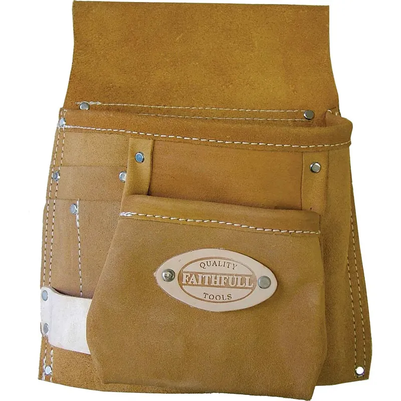 Faithfull FAISTNP2 Single Tool & Nail Pouch