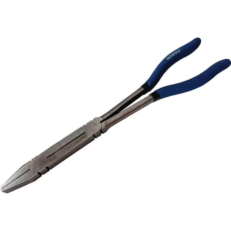 Faithfull Long Reach Flat Nose Pliers 300mm