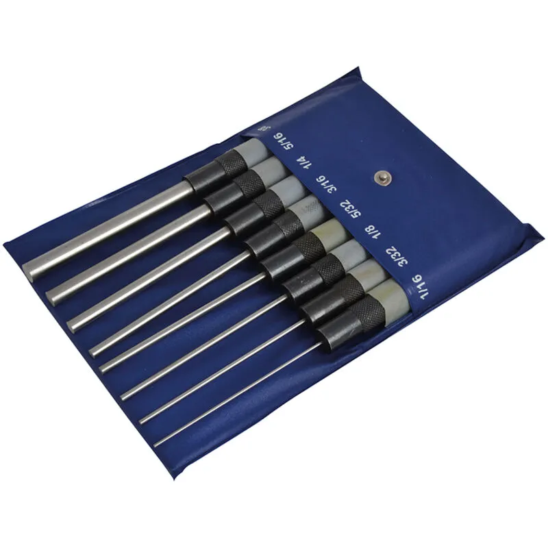 Faithfull - Long Series Pin Punch Set, 8 Piece FAIPPSET8RHL