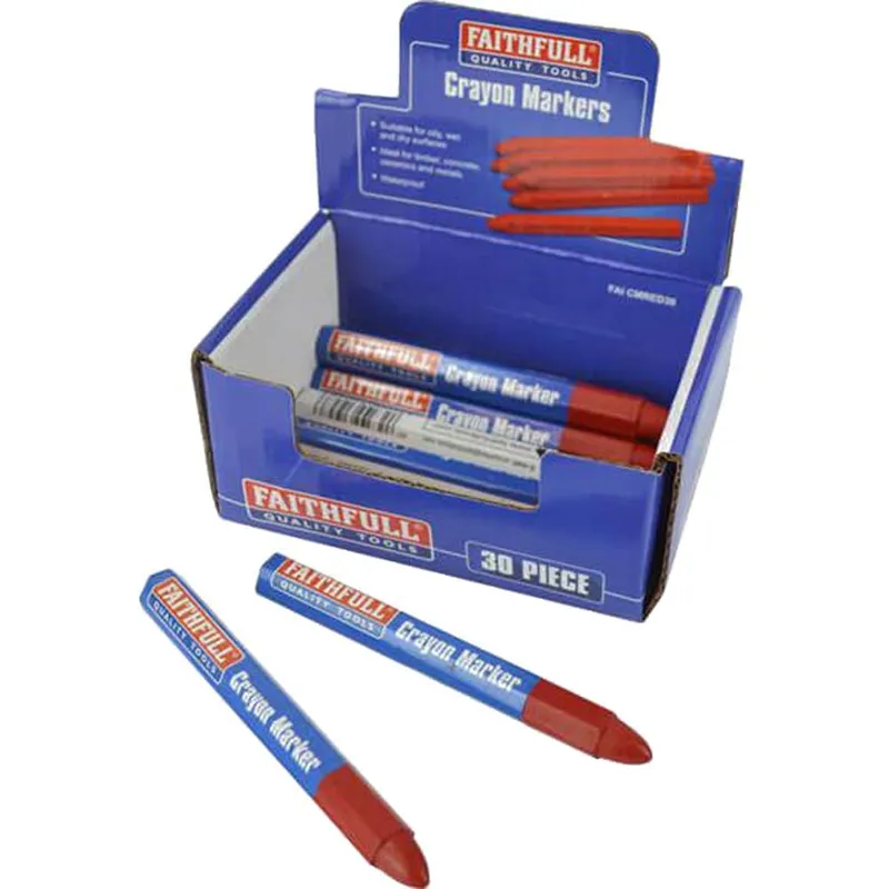 Faithfull - Crayon Marker Red (cdu of 30)