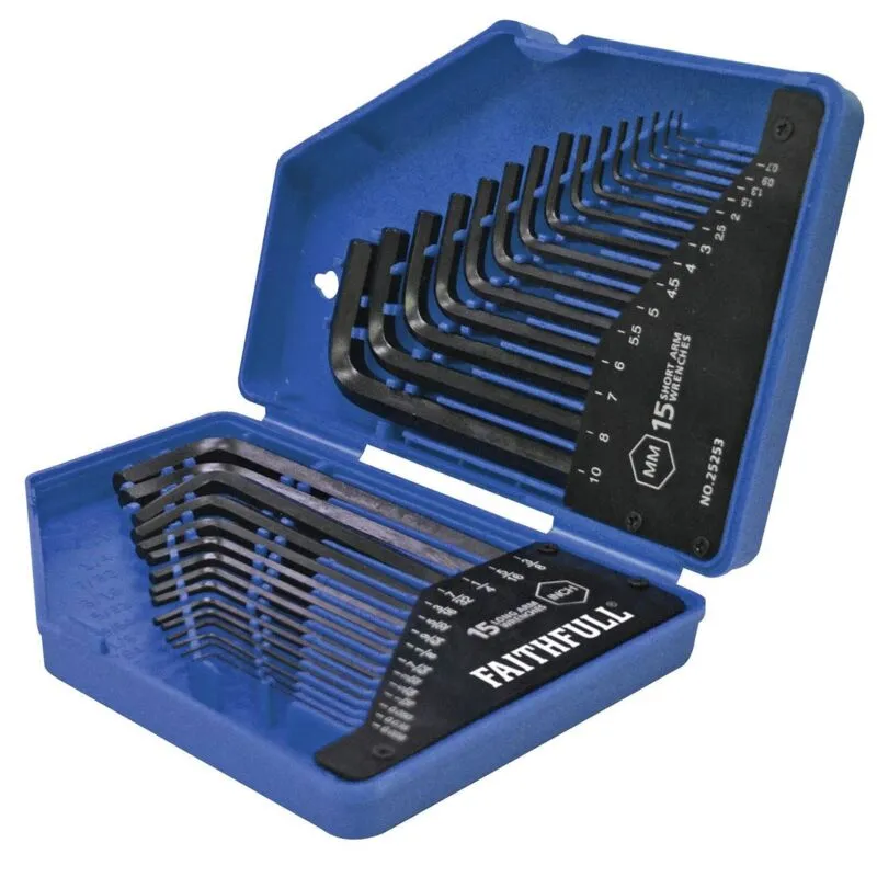 Faithfull 30 Piece Hexagon Allen Key Set