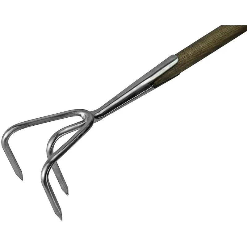 Faithfull - RI12-VRSS3PCWH Prestige Stainless Steel Cultivator Ash Handle faipresculss