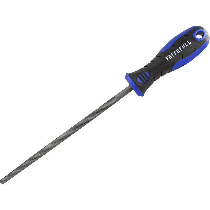 Faithfull SVRF0208 Handled Round Second Cut Engineers File 200mm (8in)