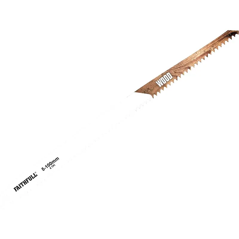 Faithfull FAISBS1411D S1411D Sabre Saw Blade Wood 300mm 6 Tpi (Pac...