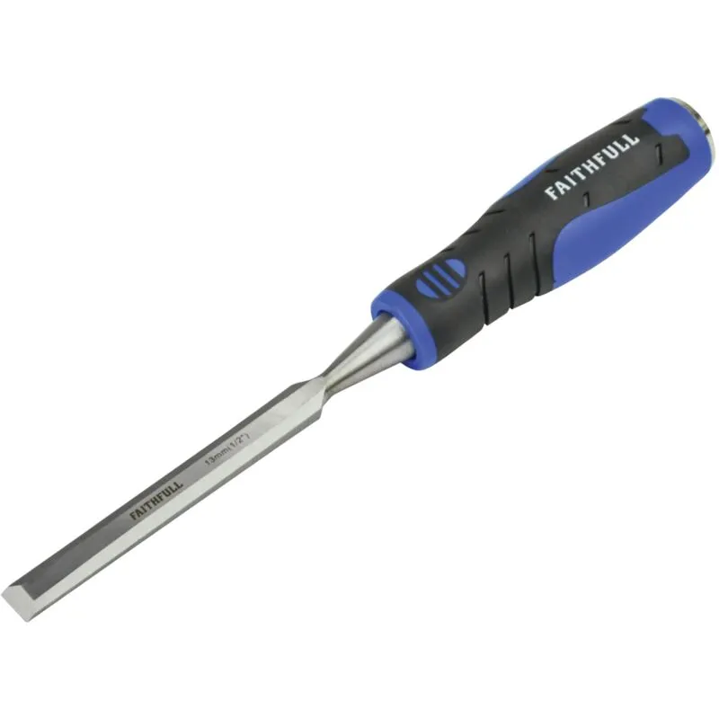 Faithfull Soft Grip Bevel Edge Wood Chisel 13mm