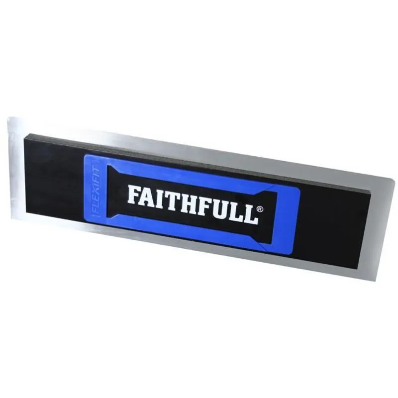 Faithfull Stainless Steel Flexifit Trowel with Foam 18in FAIPFLEX18S