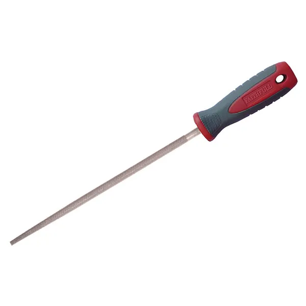 Faithfull SVRF0210 Handled Round Second Cut Engineers File 250mm (...